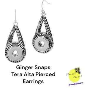 Authentic Ginger Snaps Tera Alta Pierced Earrings